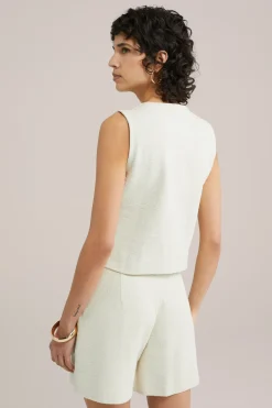 gilet met structuur