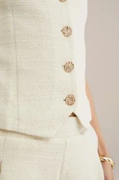 gilet met structuur
