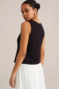 gilet met structuur