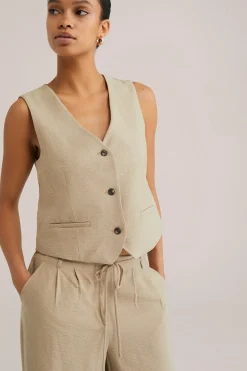 Gilet met structuur