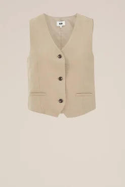 Gilet met structuur