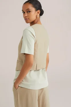 Gilet met structuur