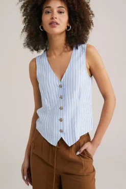 gilet met structuur