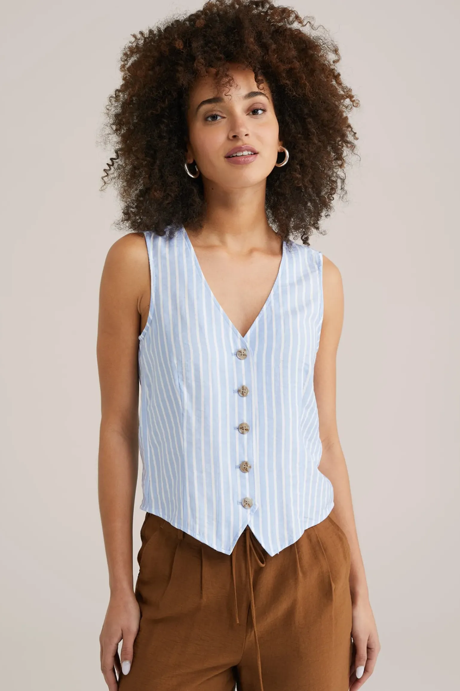 gilet met structuur