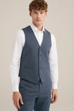 gilet met subtiele streep