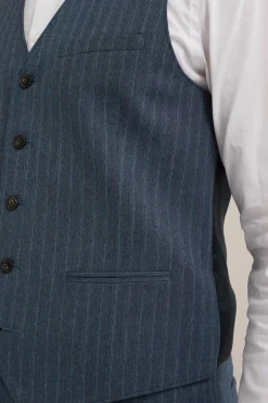 gilet met subtiele streep
