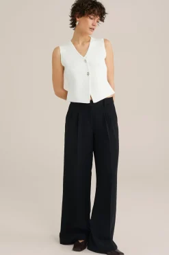 Gilet van kasjmiermix - THE STATEMENT GILET
