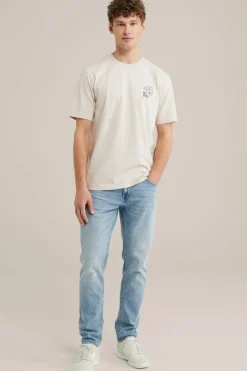 Heavyweight T-shirt met opdruk