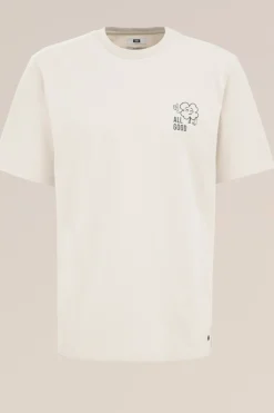 Heavyweight T-shirt met opdruk