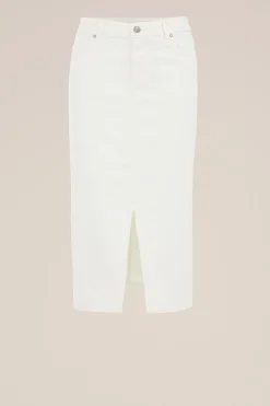 High rise denim rok