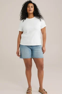 high rise short met comfortstretch - Curve