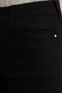 high rise skinny jeans met stretch