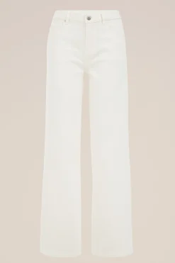 high rise wide leg jeans