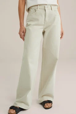 high rise wide leg jeans