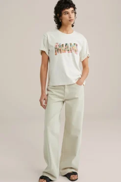 high rise wide leg jeans