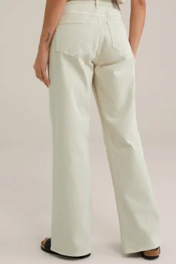 high rise wide leg jeans