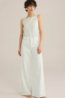 high rise wide leg jeans - THE PALAZZO JEANS