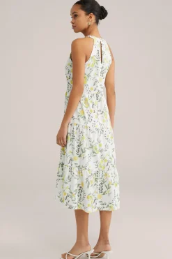 jersey jurk met dessin