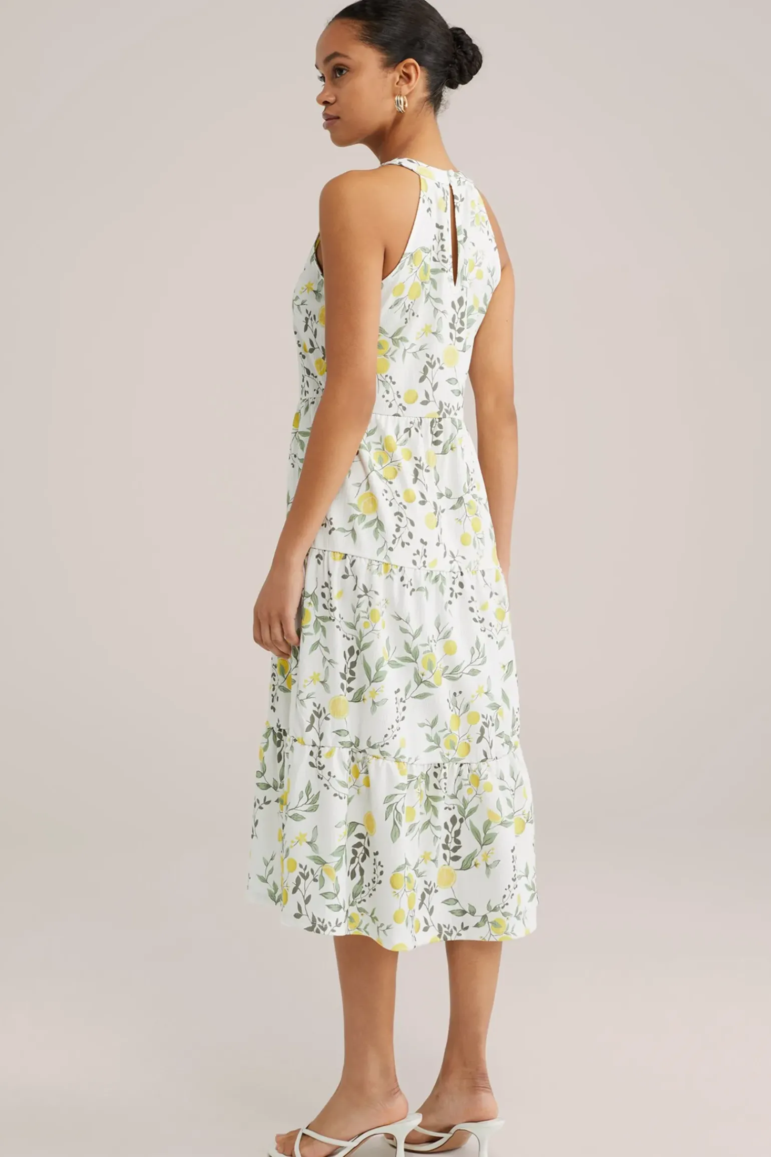 jersey jurk met dessin