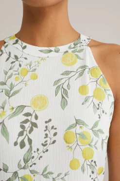 jersey jurk met dessin