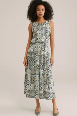 Jersey jurk met dessin