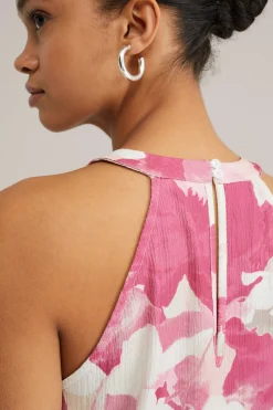 jersey jurk met dessin
