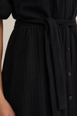 jersey jurk met structuur