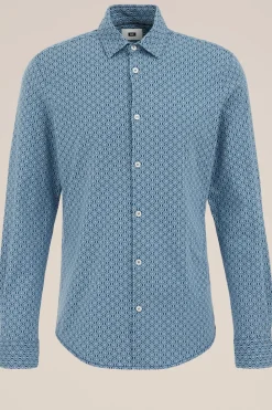 Jersey overhemd met dessin