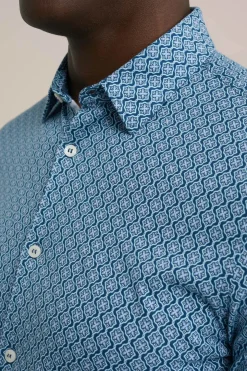 Jersey overhemd met dessin