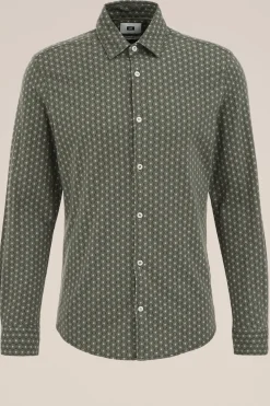 Jersey overhemd met dessin