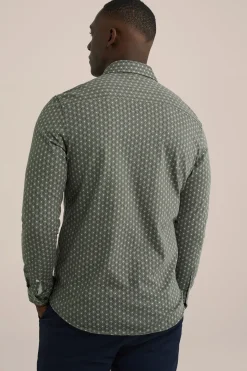 Jersey overhemd met dessin
