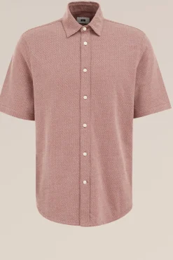 jersey overhemd met jacquard-dessin
