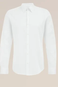 jersey overhemd met stretch