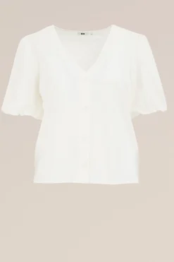 Jersey top met ballonmouwen - Curve