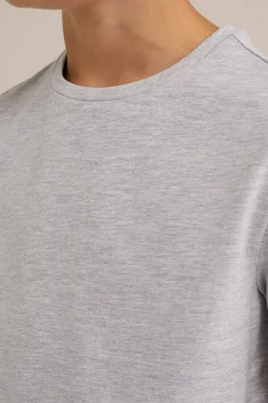 Jongens basic T-shirt met ronde hals