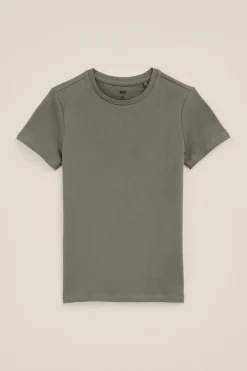 Jongens basic T-shirt met ronde hals