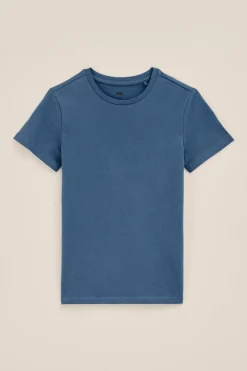 Jongens basic T-shirt met ronde hals