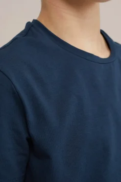 Jongens basic T-shirt met ronde hals