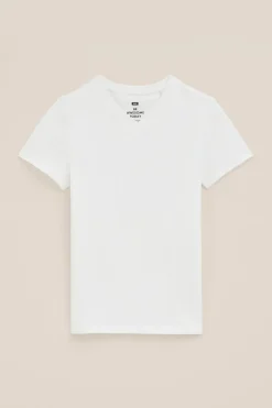 Jongens basic T-shirt met V-hals