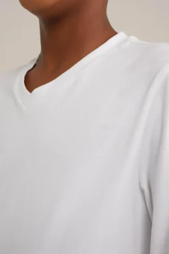 Jongens basic T-shirt met V-hals