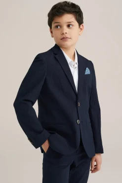 Jongens blazer met structuur