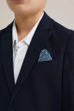 Jongens blazer met structuur