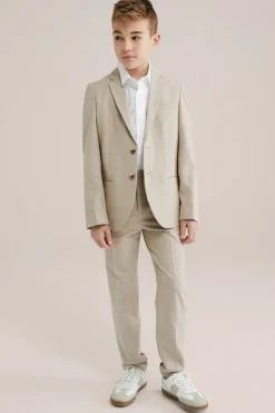Jongens blazer met structuur
