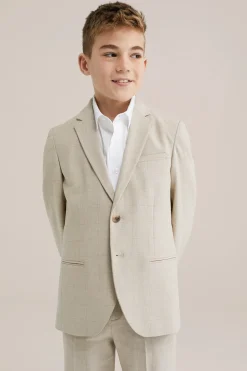 Jongens blazer met structuur