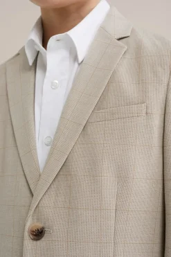 Jongens blazer met structuur