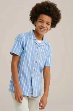 Jongens blouse met dessin
