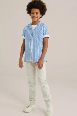 Jongens blouse met dessin