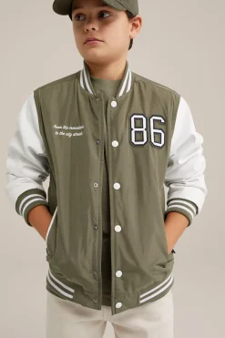 Jongens bomberjack met embroidery