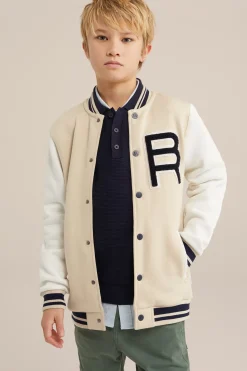 Jongens bombervest met embroidery