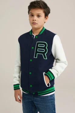 Jongens bombervest met embroidery